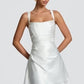 Elegant Form-fitting Slip Dress In A Solid Color
