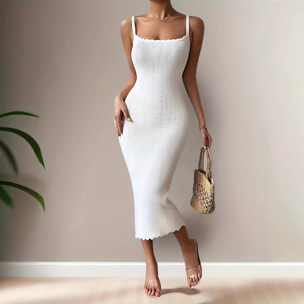 Women's Personality Slim Fit Sling Sheath Dress