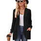 Women's Hollow Striped Brushed Cardigan Jacket