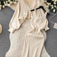 Women's Two-Piece Set V-Neck Slip Dress