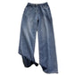 Women's Retro Blue Straight Jeans