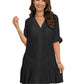 Women's Beach Cover-up V-neck Flounce