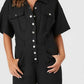 Flip Pocket Tencel Linen Jumpsuit For Women