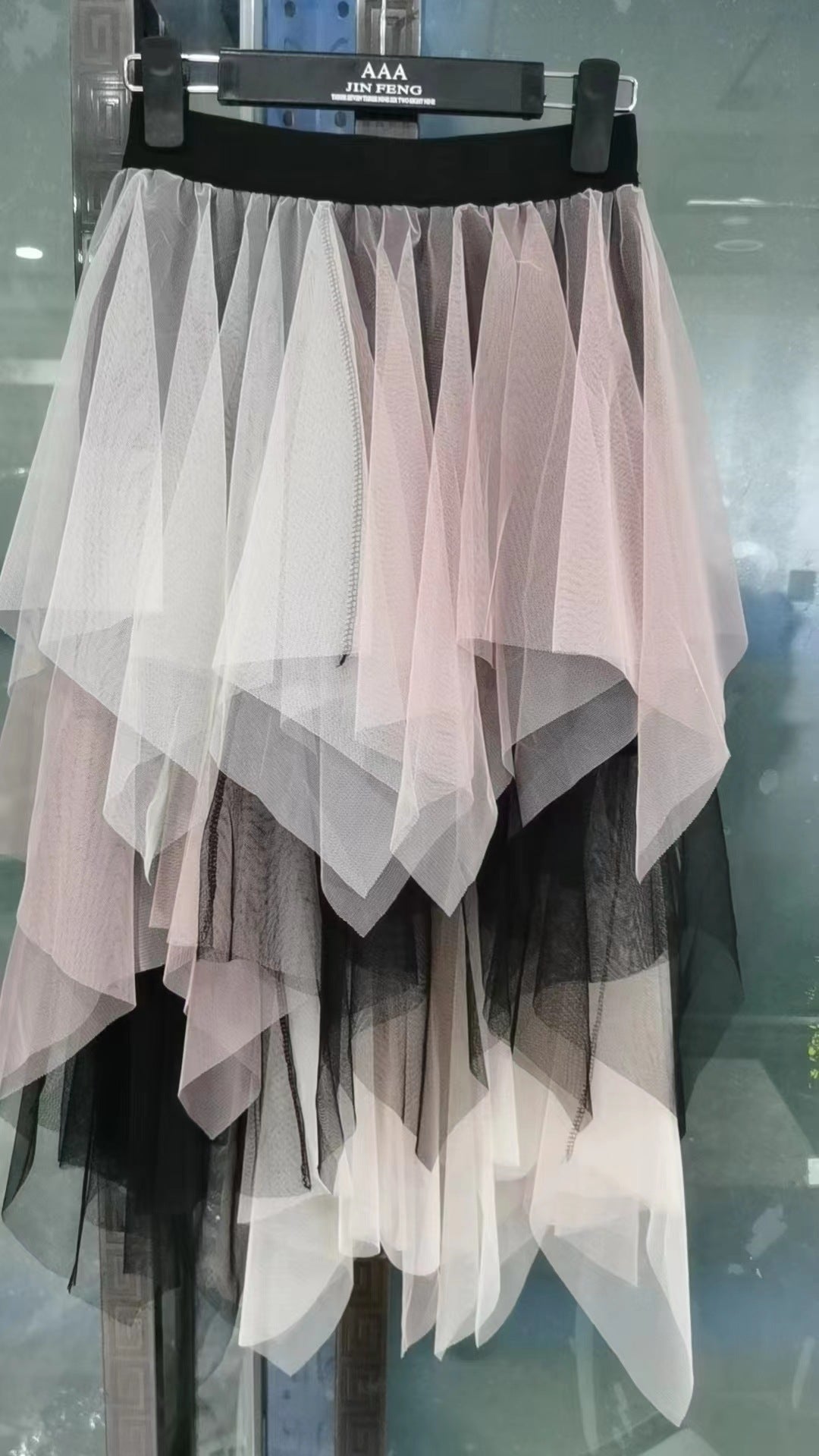 Fashion Irregular With Personality Tulle Skirt Women