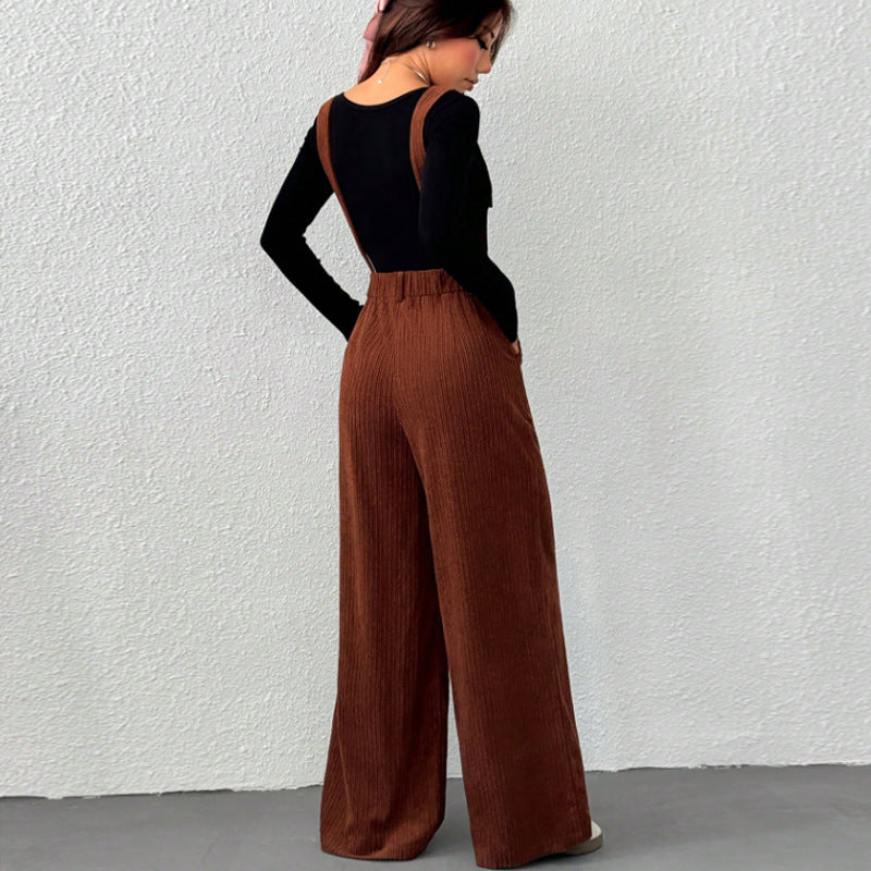 Fashion Corduroy Overalls For Women