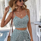 Summer Casual Floral Short Sleeve Holiday Suit
