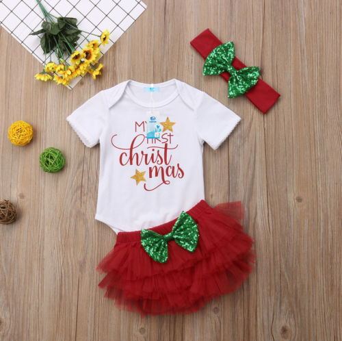 Ensemble de Noël trois pièces pour enfants en été