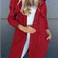 Autumn And Winter Leisure Hooded Pocket Long Sleeve Twill Jacket
