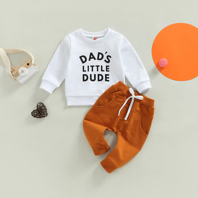 Letter Printing Infant Children's Suit