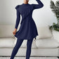 Cross-border Muslim Swimsuit Solid Color Stringy Selvedge Islamic Women Middle East Dubai