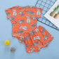 Fashion Simple Tiger Print Pants Suit