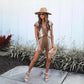 Women's Fashion Casual Shorts V-neck Two-piece Suit