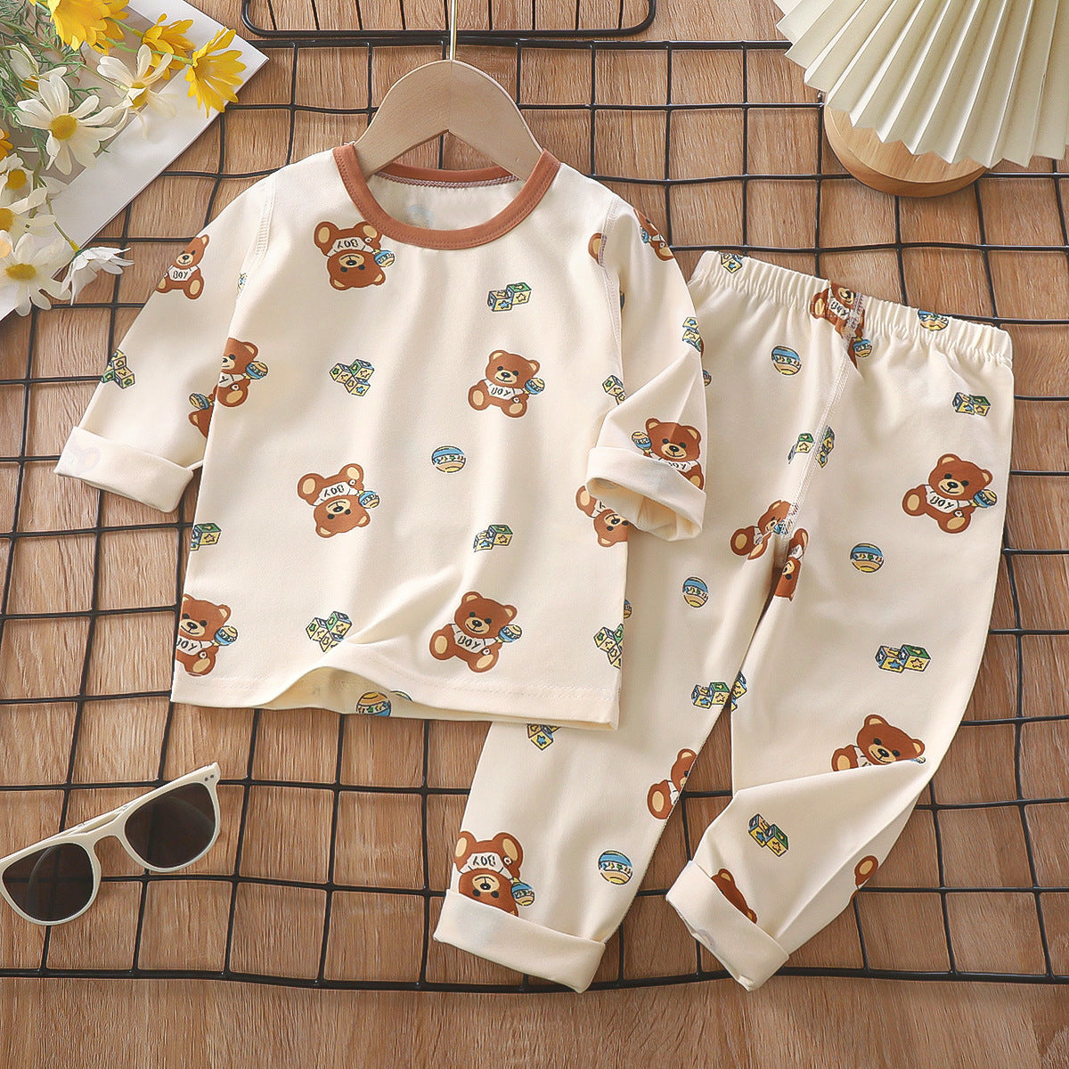 Spring Lycra Cotton Baby Underwear Boys' Home Wear