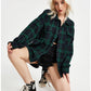 Lapel Long-sleeved Temperament Multicolor Shirt