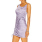 Women's Pleated Drawstring Tight-fitting Suspender Skirt