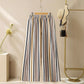 Striped Printed V-neck Suit For Women