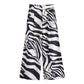 Zebra Pattern Blended Vest Casual Pants