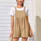 Summer Women's Cotton Linen Sleeveless Jumpsuit