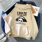Plush Hooded Sweater Coat Plus Size Hoodie