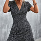 Women's Fashion Personality V-neck Floral Dress