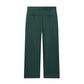 Fashion Short Lapel Vest Wide-leg Pants