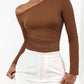 Autumn And Winter New Y2K Slim-fitting Off-shoulder Long-sleeved Jumpsuit