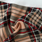 Robe manteau à carreaux deux pièces