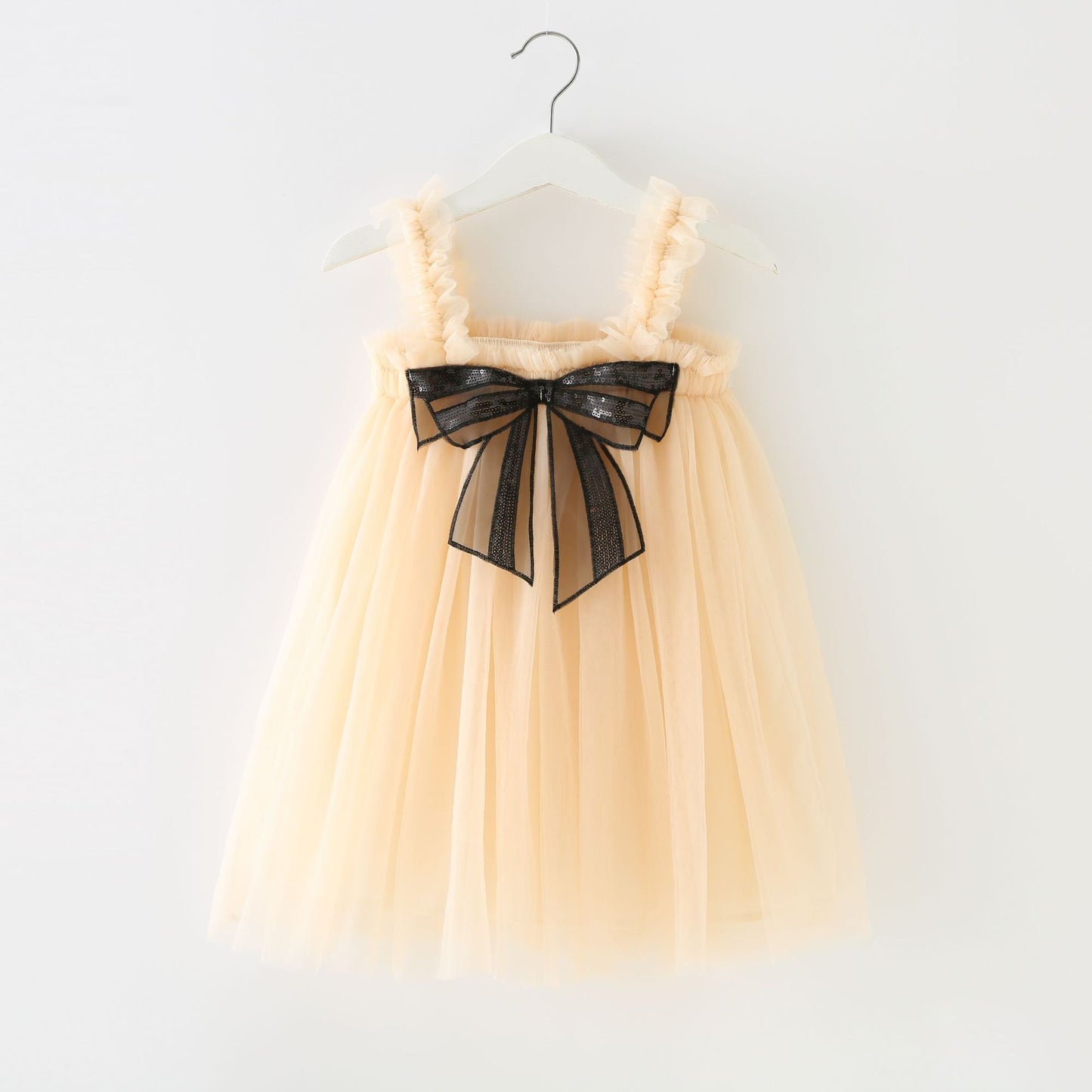 Girls Fashion Personality Mesh Dress Sling