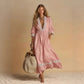 Bohemian Beach Lace Patchwork Dress From Western Bohemia