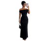 Off The Shoulder Form Fitting Dress