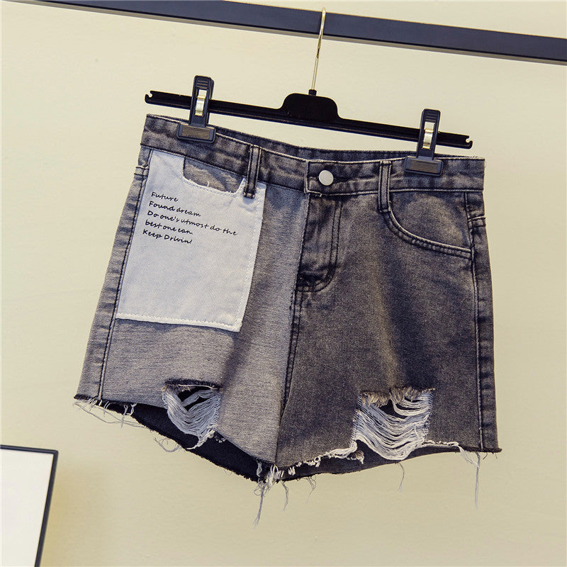 Short en jean grande taille pour femme