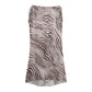 Animal Print Halter Spaghetti Straps High Waist Skirt Suit