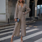 Lady Temperament Noble One-piece Long Sleeves Trousers