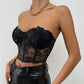 Women's Steel Ring Wrapped Breast Fishbone Slim Vest