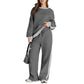 Spring And Autumn Leisure Simple Graceful Color Matching Long Sleeve