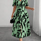Plus-size Elegant V-neck Dress For Women