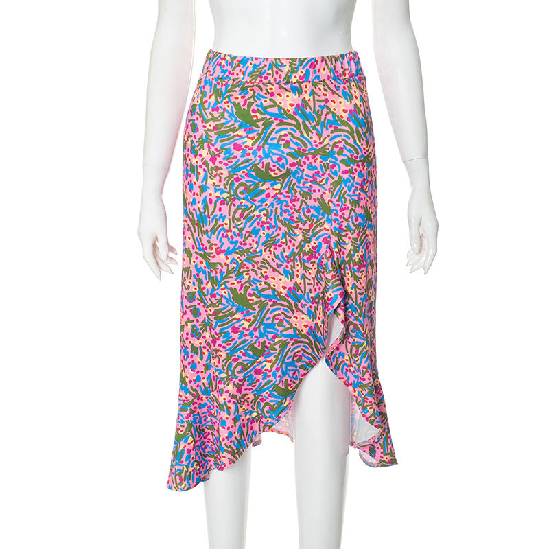 Elegant Floral Sale Skirt