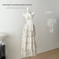 Vacation Gentle Polka-dot Cinched Slimming Sling Dress
