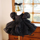 Girls' Fashion Personality French Puff Sleeve Dress