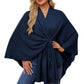Loose V-neck Shawl Cape Fashionable Jacket