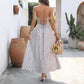 Wrap-style Floral Dress With A Cinched Waist