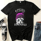 T-shirt à manches courtes et col rond imprimé dessin animé créatif