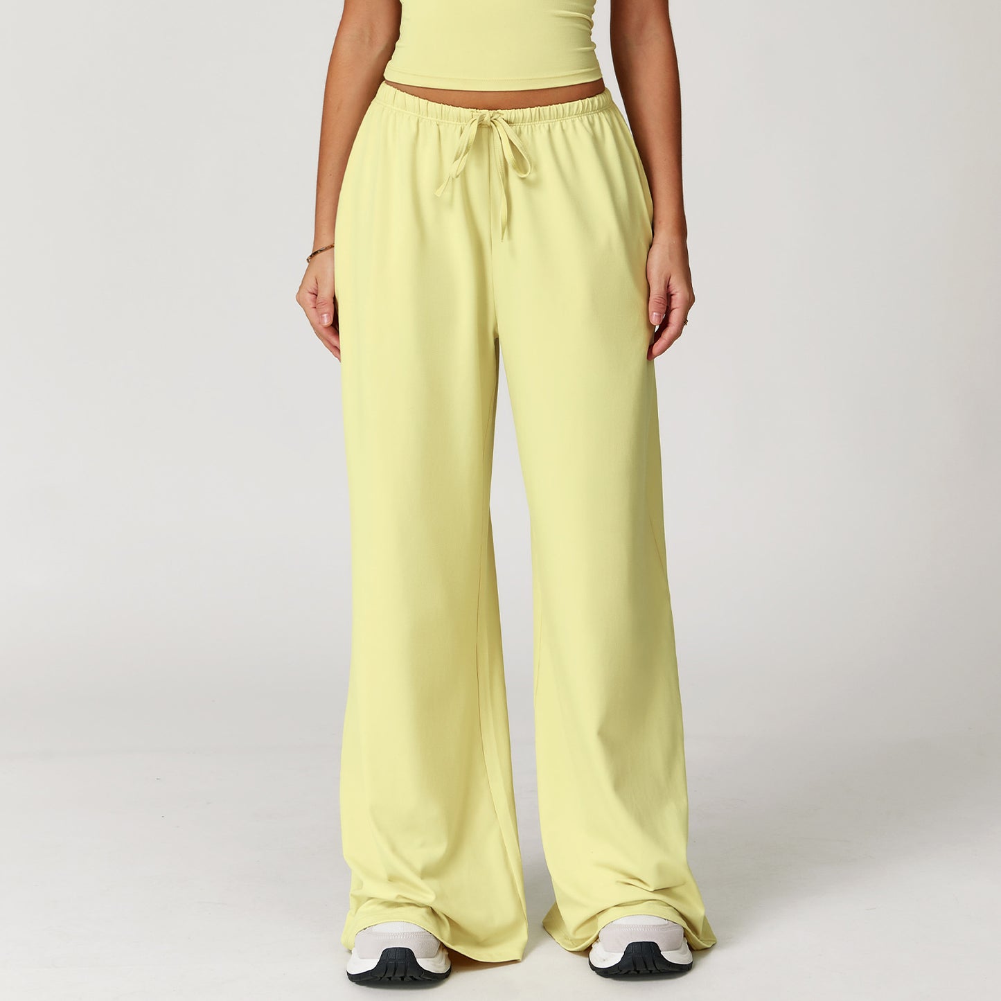 Brushed Trousers Pendant Wide Leg Loose Casual Pants For Women