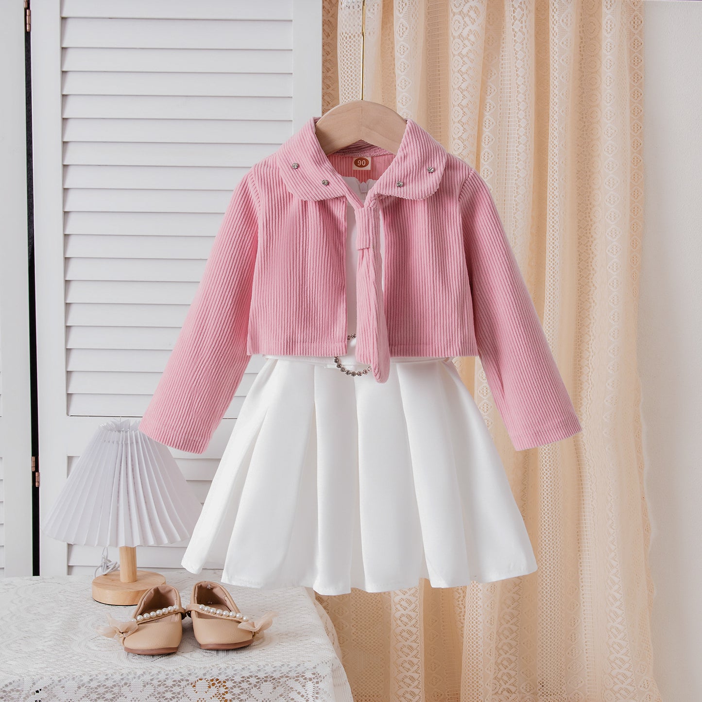Casual And Versatile Sleeveless Solid Color Pleated Dress