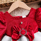 Big Bow Princess Dress Set For Children