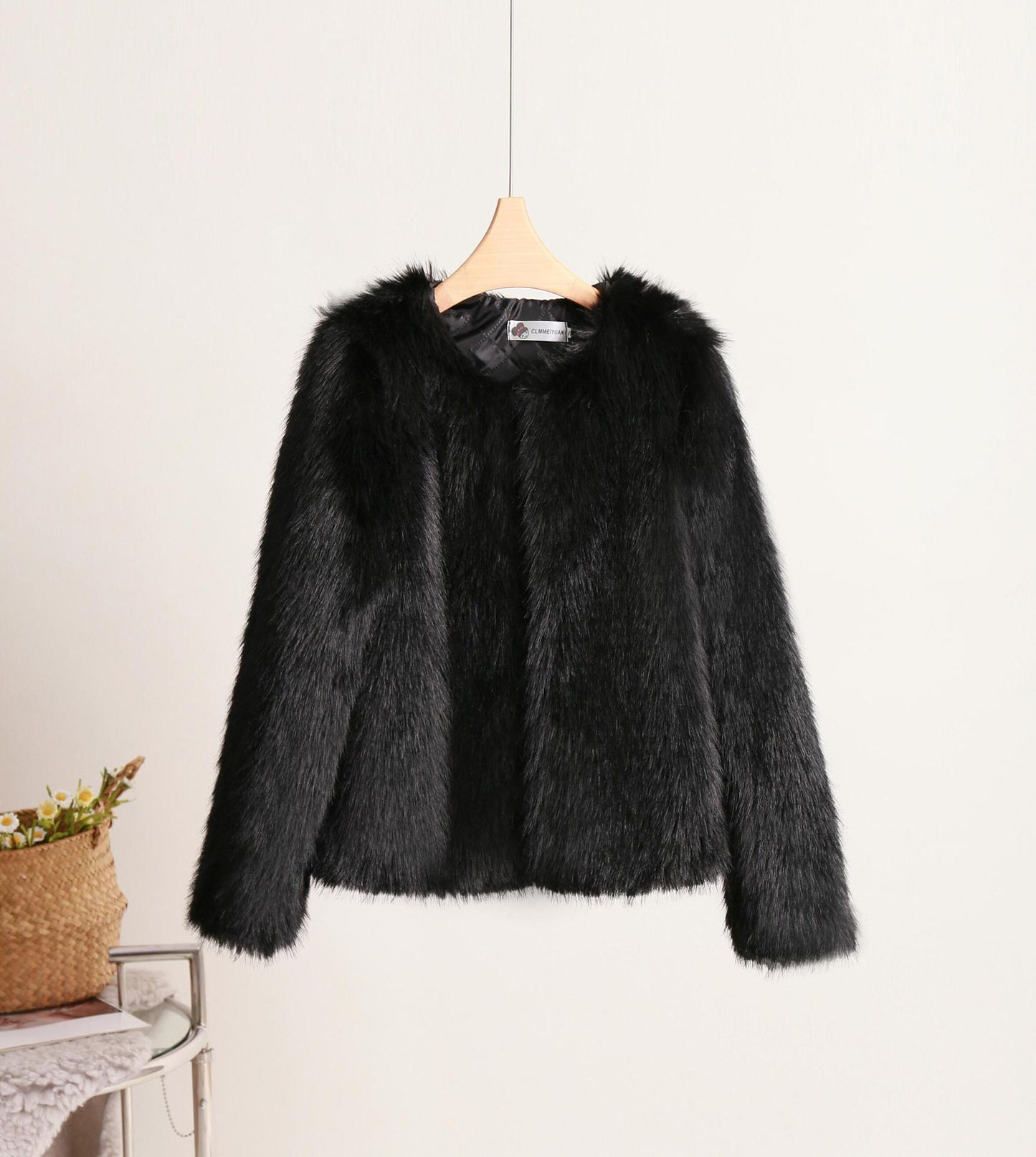 Manteau court uni pour femme, automne et hiver
