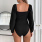Women's Long-sleeved Tight Casual Jumpsuit