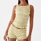 Women's Clothing Vacation Seaside Sleeveless Midriff-baring Suit
