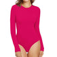 Polyester Long Sleeve Solid Color Underpants