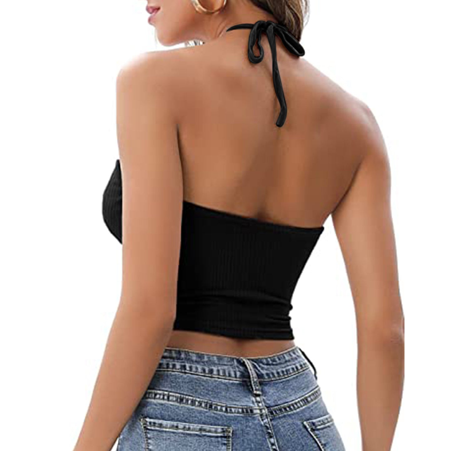 Camisole Halter Vest Women Summer Hollow Tops